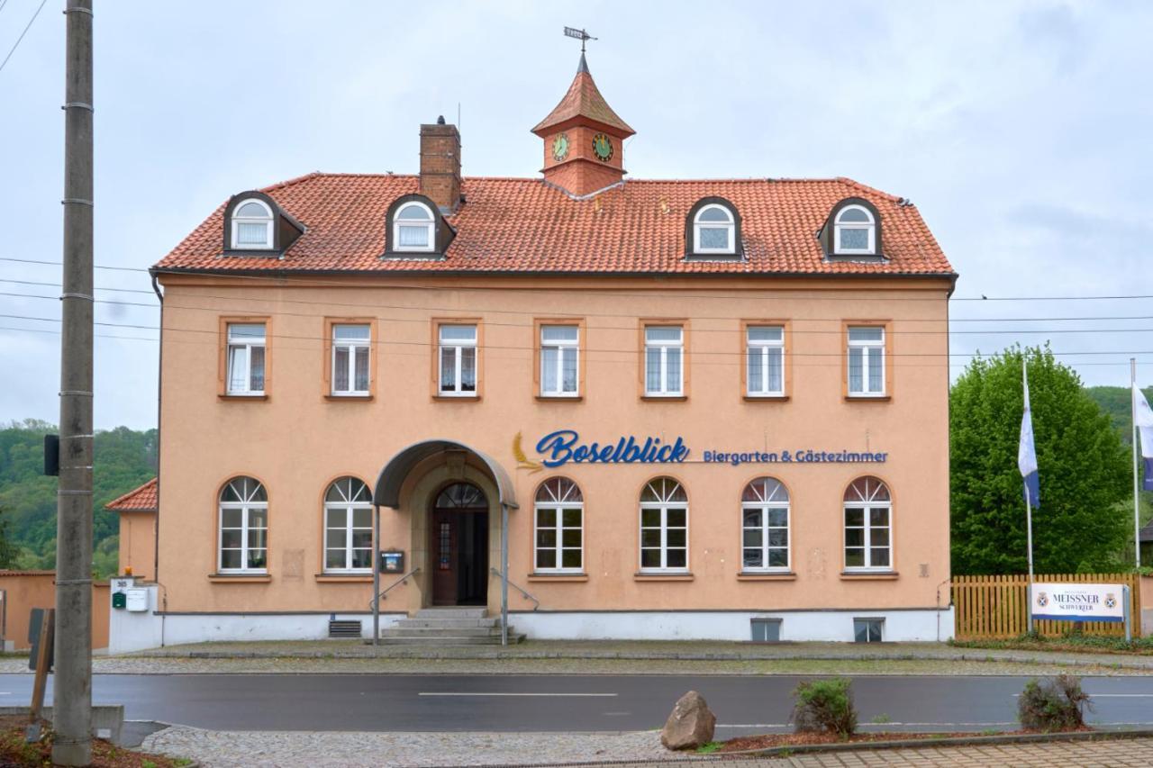 Boselblick Gaestezimmer & Biergarten Sörnewitz Exterior foto